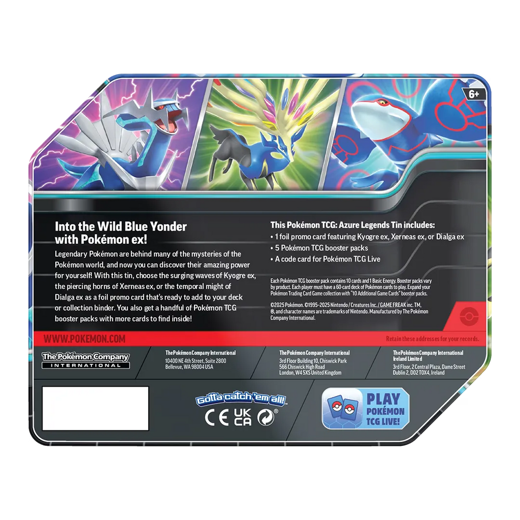 Azure Legends Tins [Set of 3]