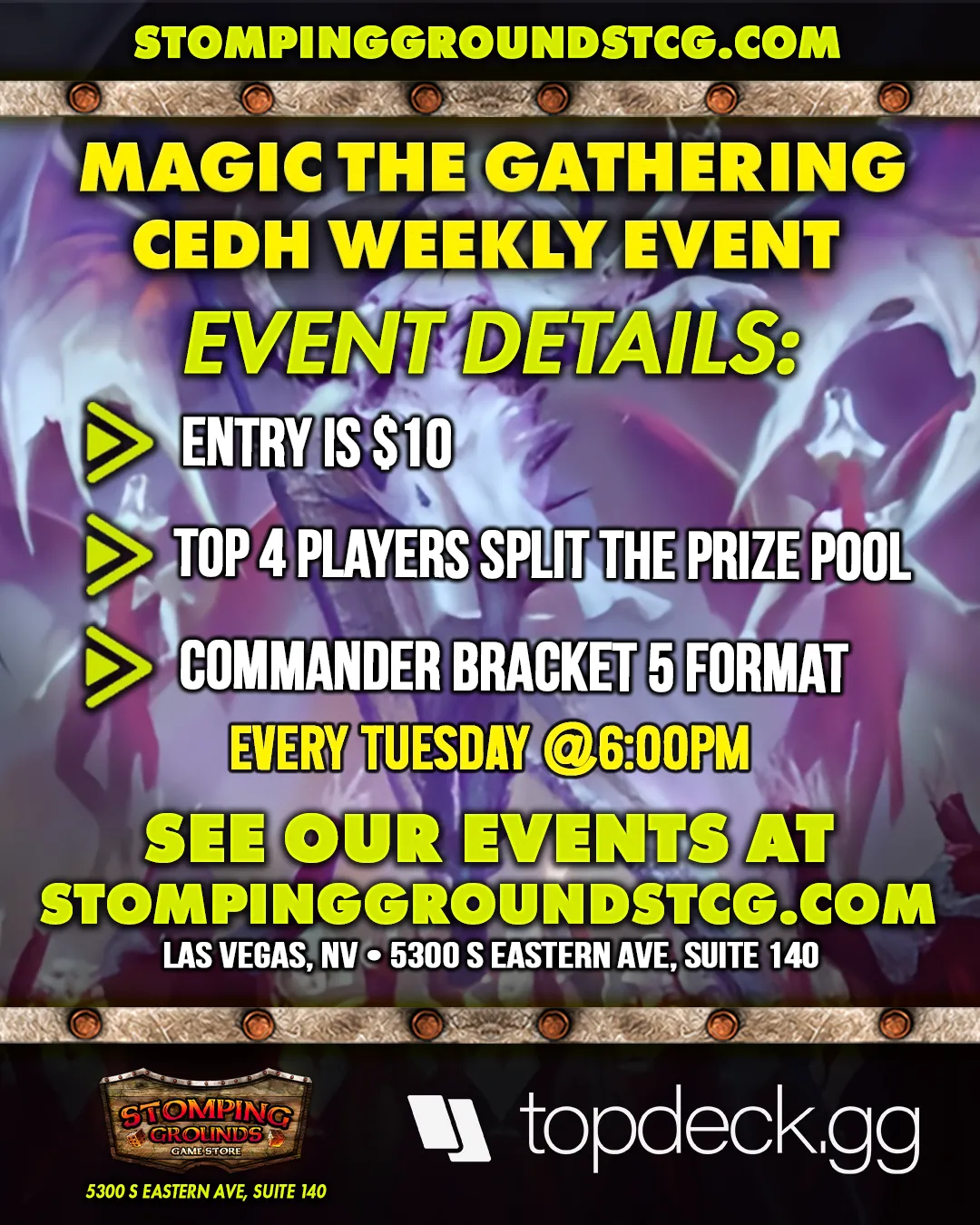 Magic: The Gathering - CEDH Weekly Event Entry