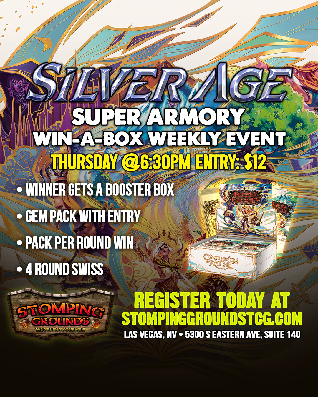 Flesh & Blood: Super Armory Win-A-Box Event [Silver Age]