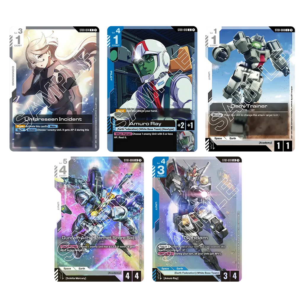 GUNDAM CARD GAME: GUNDAM ASSEMBLE STARTER SET [ST01A]
