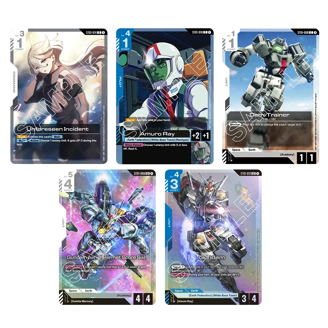 GUNDAM CARD GAME: GUNDAM ASSEMBLE STARTER SET [ST01A]