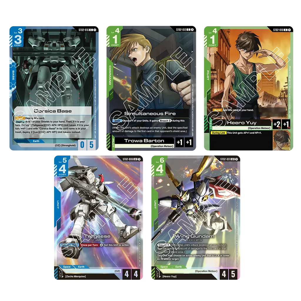 GUNDAM CARD GAME: STARTER DECK - Wings of Advance [ST02]
