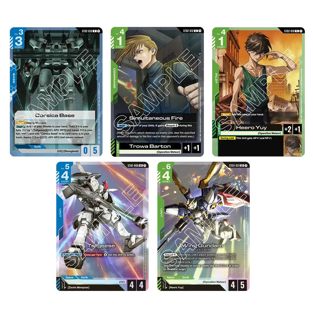 GUNDAM CARD GAME: STARTER DECK - Wings of Advance [ST02]