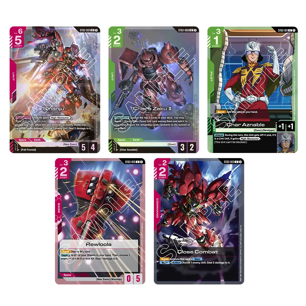 GUNDAM CARD GAME: GUNDAM ASSEMBLE STARTER SET [ST03A]
