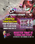 GUNDAM CARD GAME: Weekly Event (Hosted @TK's Boba & Creamery)