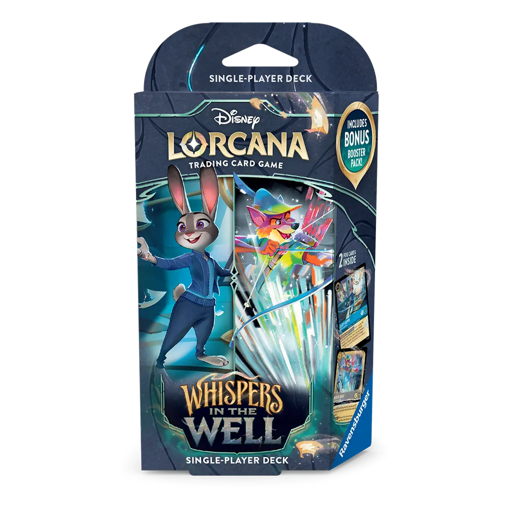 Disney Lorcana: Whispers in the Well Starter Deck [Sapphire & Steel]